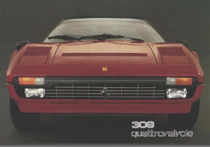 308 GTB【美しさが、まだ少し野生だった頃のフェラーリ】