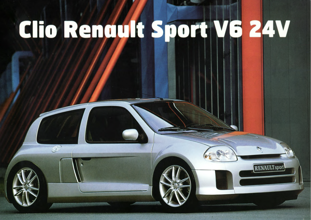 クリオ ルノー・スポールV6 – BL7X/BH7X【FFの小型車にV6を積んだ狂気と正気】