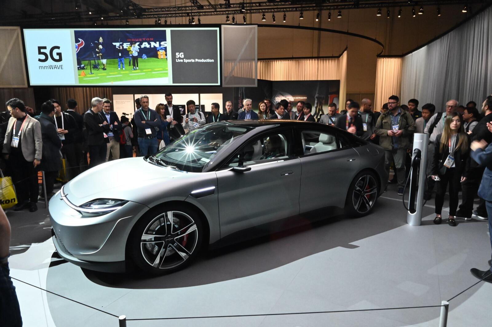 CES 2020で公開されたソニー VISION-Sプロトタイプ